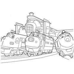 Dibujo para colorear: Chuggington (Dibujos Animados y Series Animadas) #206824 - Dibujos para Colorear e Imprimir Gratis
