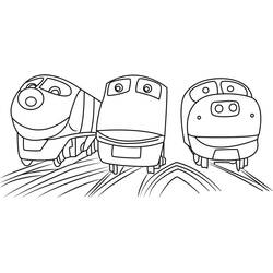 Dibujo para colorear: Chuggington (Dibujos Animados y Series Animadas) #206826 - Dibujos para Colorear e Imprimir Gratis