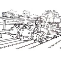Dibujo para colorear: Chuggington (Dibujos Animados y Series Animadas) #206827 - Dibujos para Colorear e Imprimir Gratis