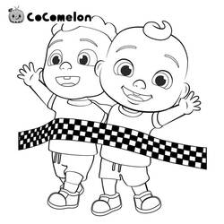 Dibujo para colorear: CoComelon (Dibujos Animados y Series Animadas) #203441 - Dibujos para Colorear e Imprimir Gratis