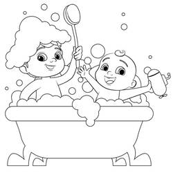 Dibujo para colorear: CoComelon (Dibujos Animados y Series Animadas) #203457 - Dibujos para Colorear e Imprimir Gratis