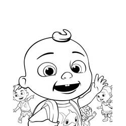 Dibujo para colorear: CoComelon (Dibujos Animados y Series Animadas) #203462 - Dibujos para Colorear e Imprimir Gratis