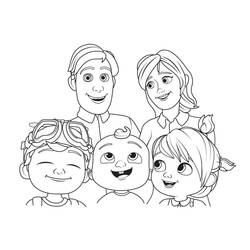 Dibujo para colorear: CoComelon (Dibujos Animados y Series Animadas) #203464 - Dibujos para Colorear e Imprimir Gratis
