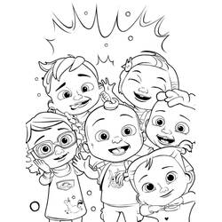 Dibujo para colorear: CoComelon (Dibujos Animados y Series Animadas) #203472 - Dibujos para Colorear e Imprimir Gratis