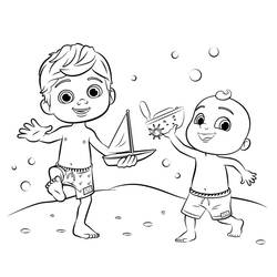 Dibujo para colorear: CoComelon (Dibujos Animados y Series Animadas) #203474 - Dibujos para Colorear e Imprimir Gratis