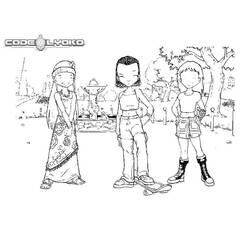 Dibujo para colorear: Code Lyoko (Dibujos Animados y Series Animadas) #204632 - Dibujos para Colorear e Imprimir Gratis