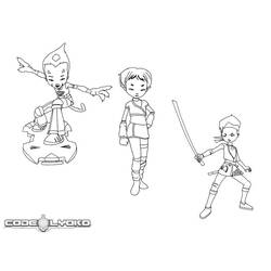 Dibujo para colorear: Code Lyoko (Dibujos Animados y Series Animadas) #204643 - Dibujos para Colorear e Imprimir Gratis