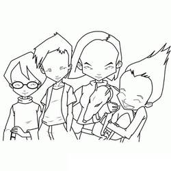 Dibujo para colorear: Code Lyoko (Dibujos Animados y Series Animadas) #204646 - Dibujos para Colorear e Imprimir Gratis