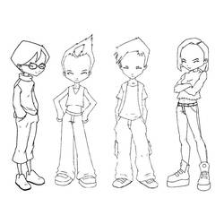 Dibujo para colorear: Code Lyoko (Dibujos Animados y Series Animadas) #204648 - Dibujos para Colorear e Imprimir Gratis