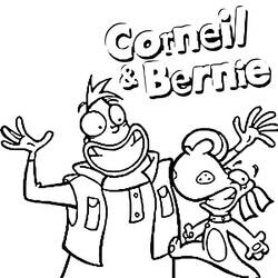 Dibujo para colorear: Corneil y Bernie (Dibujos Animados y Series Animadas) #212297 - Dibujos para Colorear e Imprimir Gratis