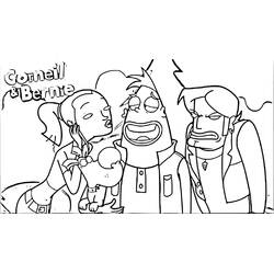 Dibujo para colorear: Corneil y Bernie (Dibujos Animados y Series Animadas) #212298 - Dibujos para Colorear e Imprimir Gratis