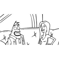 Dibujo para colorear: Corneil y Bernie (Dibujos Animados y Series Animadas) #212306 - Dibujos para Colorear e Imprimir Gratis