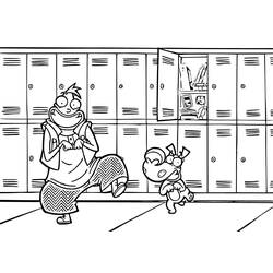Dibujo para colorear: Corneil y Bernie (Dibujos Animados y Series Animadas) #212308 - Dibujos para Colorear e Imprimir Gratis