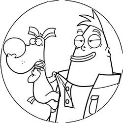 Dibujo para colorear: Corneil y Bernie (Dibujos Animados y Series Animadas) #212309 - Dibujos para Colorear e Imprimir Gratis