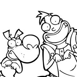 Dibujo para colorear: Corneil y Bernie (Dibujos Animados y Series Animadas) #212310 - Dibujos para Colorear e Imprimir Gratis