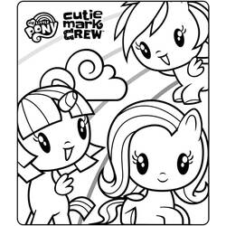 Dibujo para colorear: Cutie Mark Crew (Dibujos Animados y Series Animadas) #197950 - Dibujos para Colorear e Imprimir Gratis