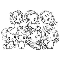 Dibujo para colorear: Cutie Mark Crew (Dibujos Animados y Series Animadas) #197951 - Dibujos para Colorear e Imprimir Gratis