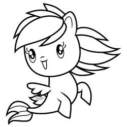 Dibujo para colorear: Cutie Mark Crew (Dibujos Animados y Series Animadas) #197971 - Dibujos para Colorear e Imprimir Gratis