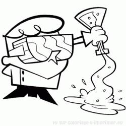 Dibujo para colorear: Dexter Laboratory (Dibujos Animados y Series Animadas) #50452 - Dibujos para Colorear e Imprimir Gratis