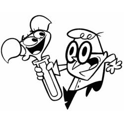Dibujo para colorear: Dexter Laboratory (Dibujos Animados y Series Animadas) #50456 - Dibujos para Colorear e Imprimir Gratis