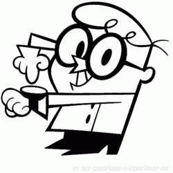 Dibujo para colorear: Dexter Laboratory (Dibujos Animados y Series Animadas) #50493 - Dibujos para Colorear e Imprimir Gratis