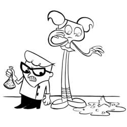 Dibujo para colorear: Dexter Laboratory (Dibujos Animados y Series Animadas) #50660 - Dibujos para Colorear e Imprimir Gratis