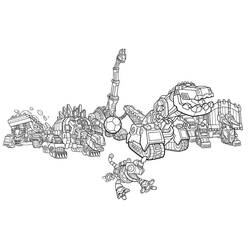 Dibujo para colorear: Dinotrux (Dibujos Animados y Series Animadas) #196515 - Dibujos para Colorear e Imprimir Gratis