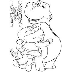 Dibujo para colorear: Doc McStuffins (Dibujos Animados y Series Animadas) #187212 - Dibujos para Colorear e Imprimir Gratis