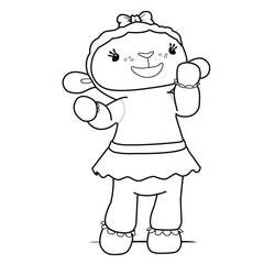 Dibujo para colorear: Doc McStuffins (Dibujos Animados y Series Animadas) #187213 - Dibujos para Colorear e Imprimir Gratis