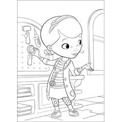 Dibujo para colorear: Doc McStuffins (Dibujos Animados y Series Animadas) #187219 - Dibujos para Colorear e Imprimir Gratis