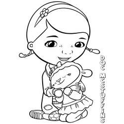Dibujo para colorear: Doc McStuffins (Dibujos Animados y Series Animadas) #187221 - Dibujos para Colorear e Imprimir Gratis