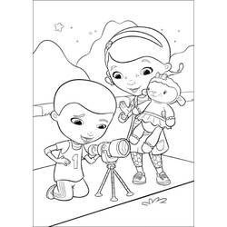 Dibujo para colorear: Doc McStuffins (Dibujos Animados y Series Animadas) #187223 - Dibujos para Colorear e Imprimir Gratis