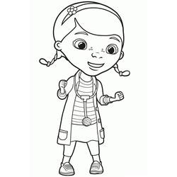 Dibujo para colorear: Doc McStuffins (Dibujos Animados y Series Animadas) #187224 - Dibujos para Colorear e Imprimir Gratis