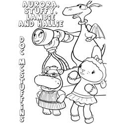 Dibujo para colorear: Doc McStuffins (Dibujos Animados y Series Animadas) #187226 - Dibujos para Colorear e Imprimir Gratis