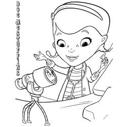 Dibujo para colorear: Doc McStuffins (Dibujos Animados y Series Animadas) #187227 - Dibujos para Colorear e Imprimir Gratis