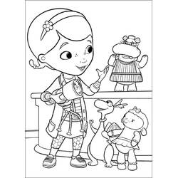 Dibujo para colorear: Doc McStuffins (Dibujos Animados y Series Animadas) #187229 - Dibujos para Colorear e Imprimir Gratis