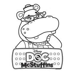 Dibujo para colorear: Doc McStuffins (Dibujos Animados y Series Animadas) #187231 - Dibujos para Colorear e Imprimir Gratis