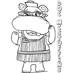Dibujo para colorear: Doc McStuffins (Dibujos Animados y Series Animadas) #187233 - Dibujos para Colorear e Imprimir Gratis