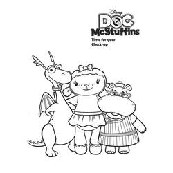 Dibujo para colorear: Doc McStuffins (Dibujos Animados y Series Animadas) #187240 - Dibujos para Colorear e Imprimir Gratis
