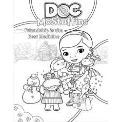 Dibujo para colorear: Doc McStuffins (Dibujos Animados y Series Animadas) #187241 - Dibujos para Colorear e Imprimir Gratis