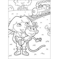 Dibujo Dora la Exploradora (Dibujos Animados y Series Animadas) #29720 para imprimir y colorear