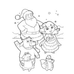 Dibujo Dora la Exploradora (Dibujos Animados y Series Animadas) #29793 para imprimir y colorear