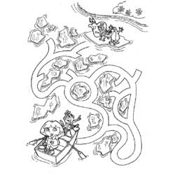 Dibujo Dora la Exploradora (Dibujos Animados y Series Animadas) #29797 para imprimir y colorear