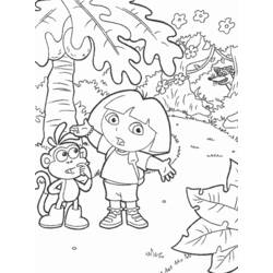 Dibujo Dora la Exploradora (Dibujos Animados y Series Animadas) #29803 para imprimir y colorear