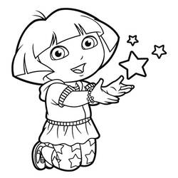 Dibujos para colorear: Dora la Exploradora - Dibujos para Colorear e Imprimir Gratis