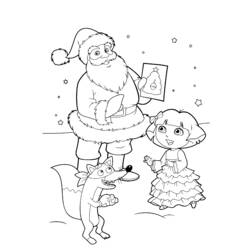 Dibujo para colorear: Dora la Exploradora (Dibujos Animados y Series Animadas) #29931 - Dibujos para Colorear e Imprimir Gratis