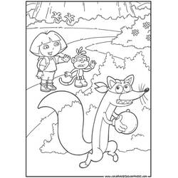 Dibujo Dora la Exploradora (Dibujos Animados y Series Animadas) #30022 para imprimir y colorear