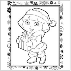Dibujo para colorear: Dora la Exploradora (Dibujos Animados y Series Animadas) #30079 - Dibujos para Colorear e Imprimir Gratis