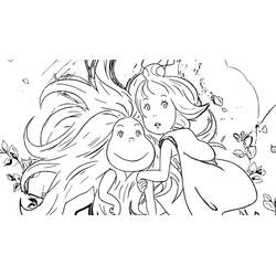 Dibujo para colorear: Dragon Princess (Dibujos Animados y Series Animadas) #210929 - Dibujos para Colorear e Imprimir Gratis