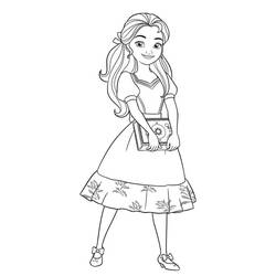 Dibujo para colorear: Elena de Ávalor (Dibujos Animados y Series Animadas) #187248 - Dibujos para Colorear e Imprimir Gratis